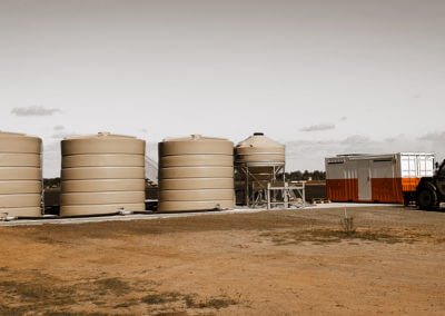 Queensland Fire Emergecy Service Bundaberg Enmach Silos and Rainwater Tanks Plastic Silo Australia