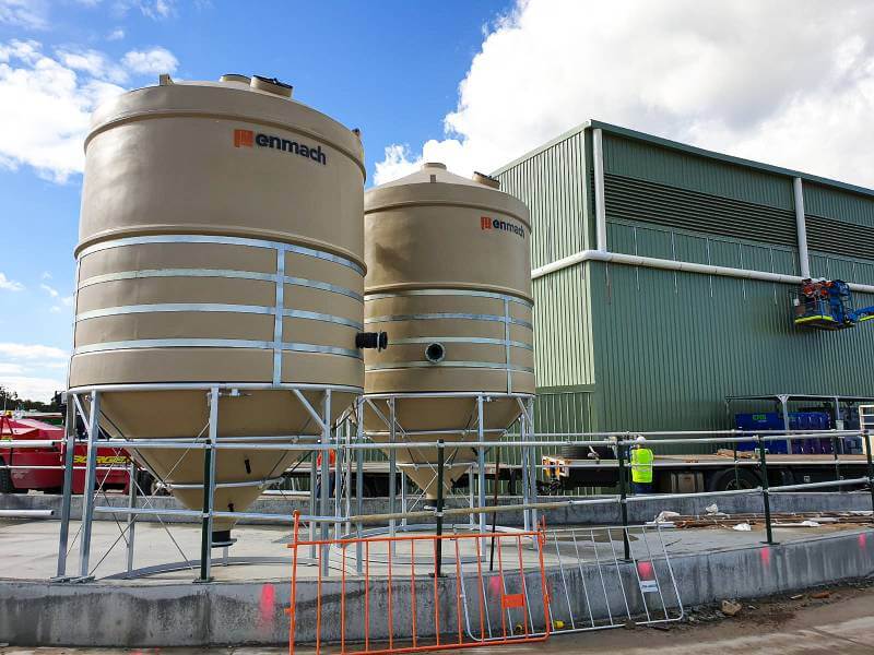 Poly Silos for Water Clarification